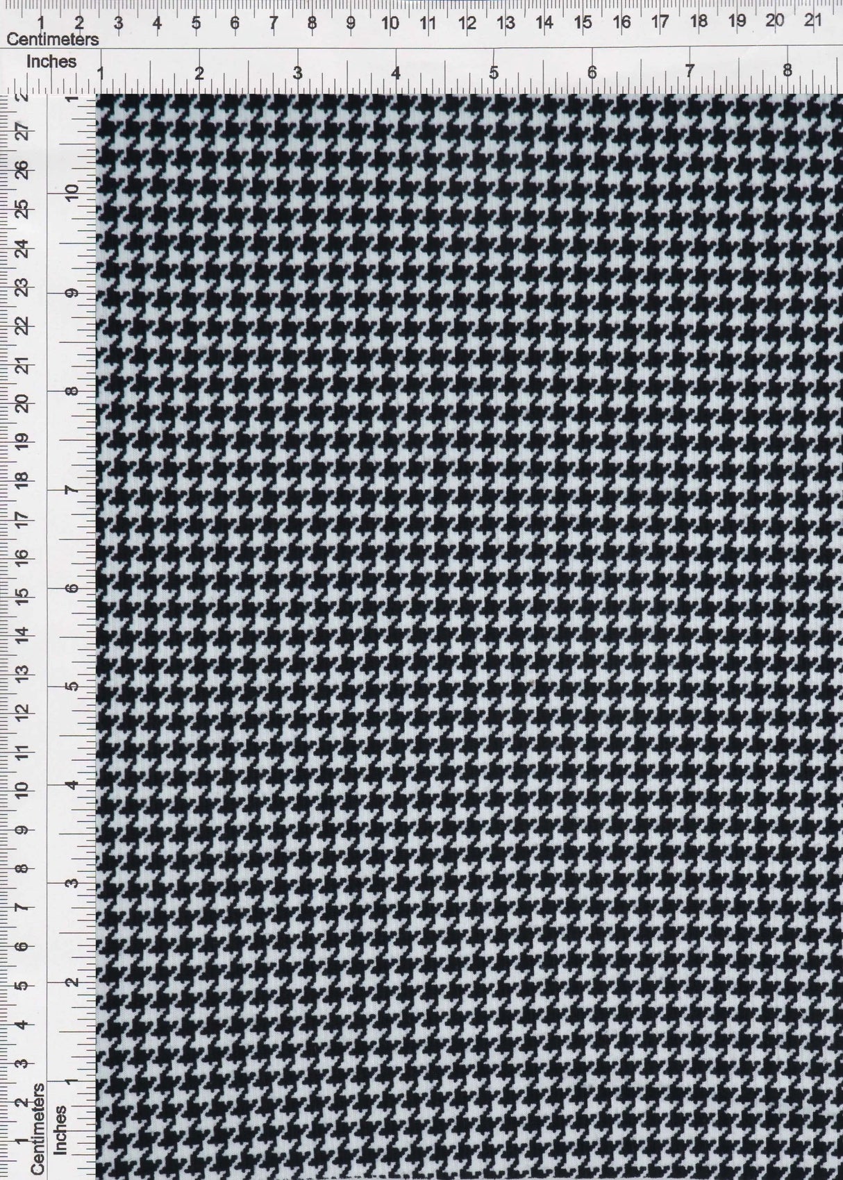 4x2 Yummy Rib Houndstooth Fabric Stretch Knit Print, 58/60" Wide