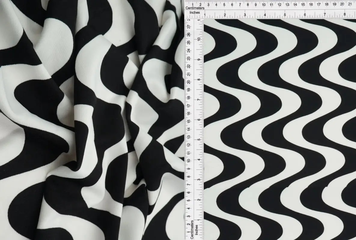 DTY Geo Print Fabric Polyester Spandex Stretch Knit 58/60 Inches