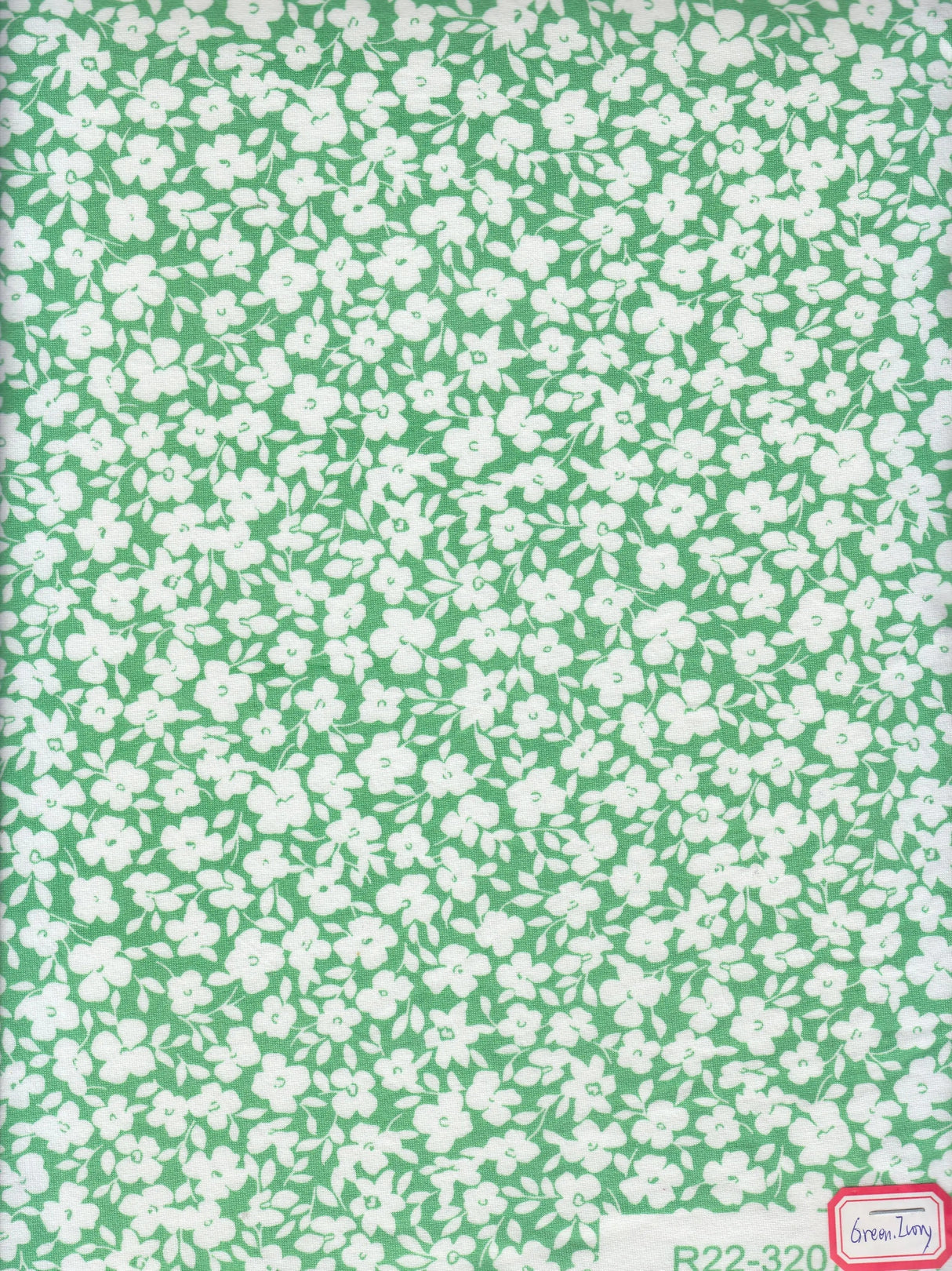1 Yard Brushed DTY Floral Print Knit Fabric, 58/60'' Wide Polyester Spandex Blend