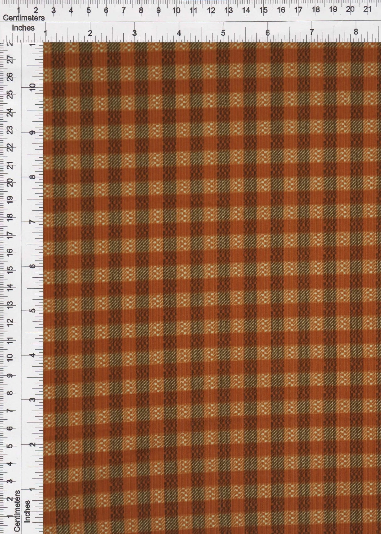 1 Yard Polyester Spandex Yummy Rib Knit Fabric Gingham Checkered Soft Stretch 58/60" Width