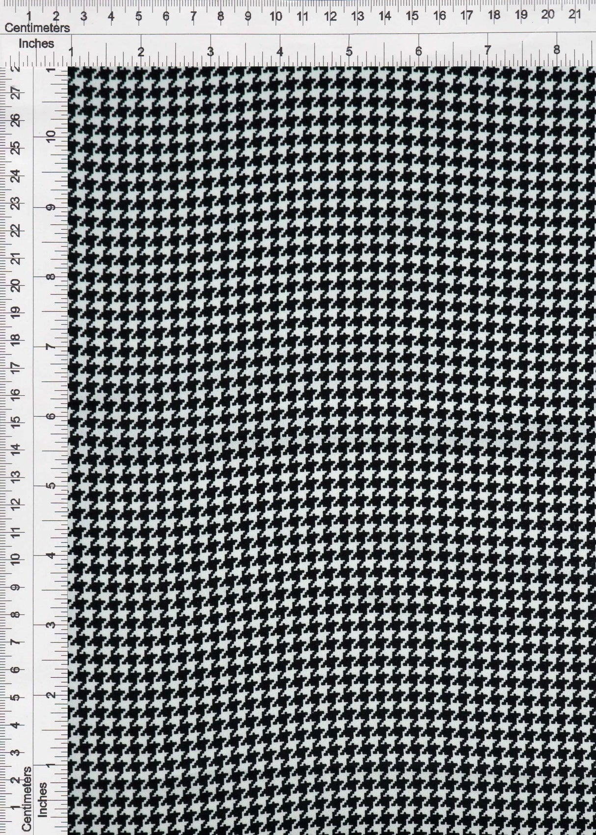 1 Yard Bubble Satin Houndstooth Print Fabric, 58/59'' Wide 97% Polyester, 3% Spandex