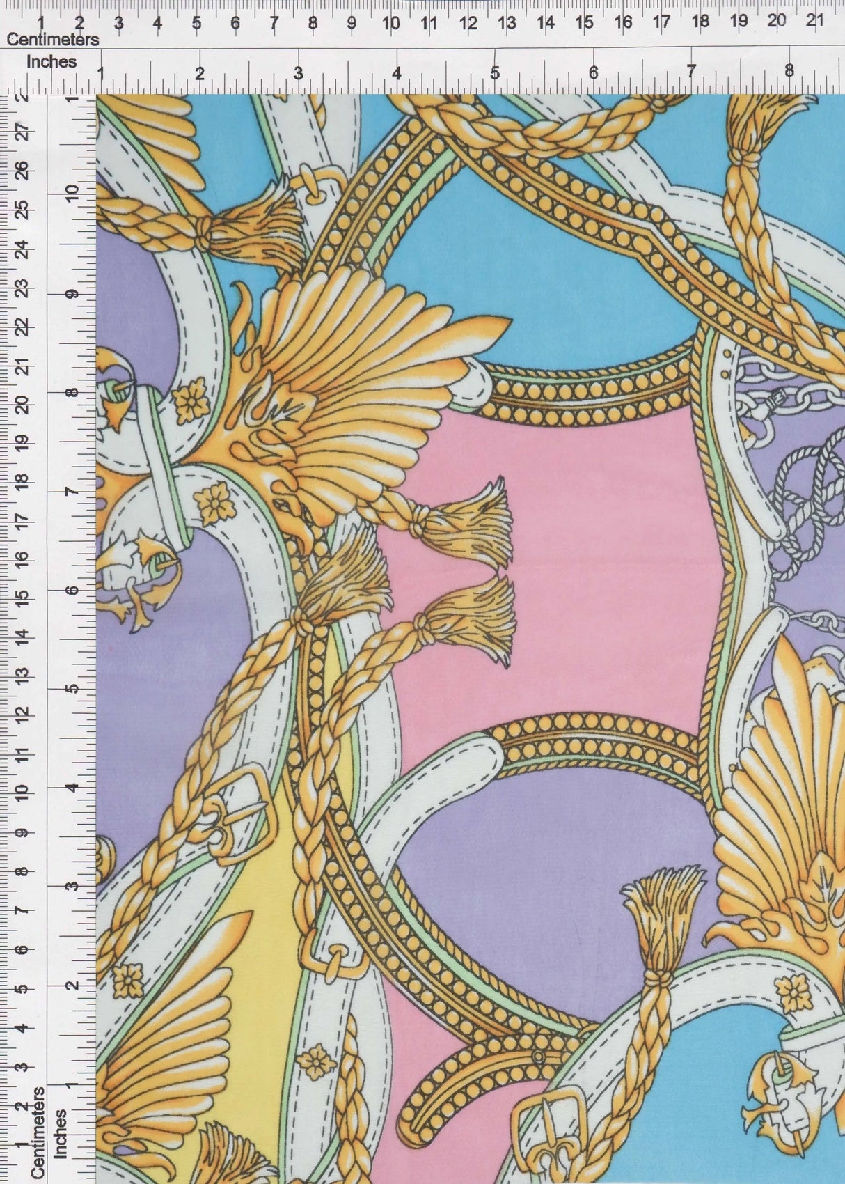 Lightweight Hi Multi Chiffon 57/58'' Wide Non Stretch Blouse Print Fabric