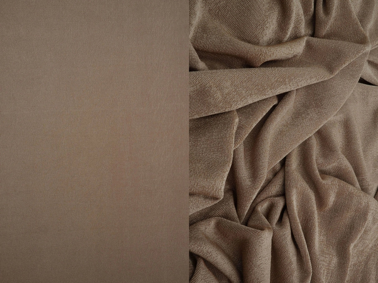 1 Yard Slinky Rib 1x1 Solid Knit Fabric 240 GSM, 52/54'' Wide Polyester Spandex Blend