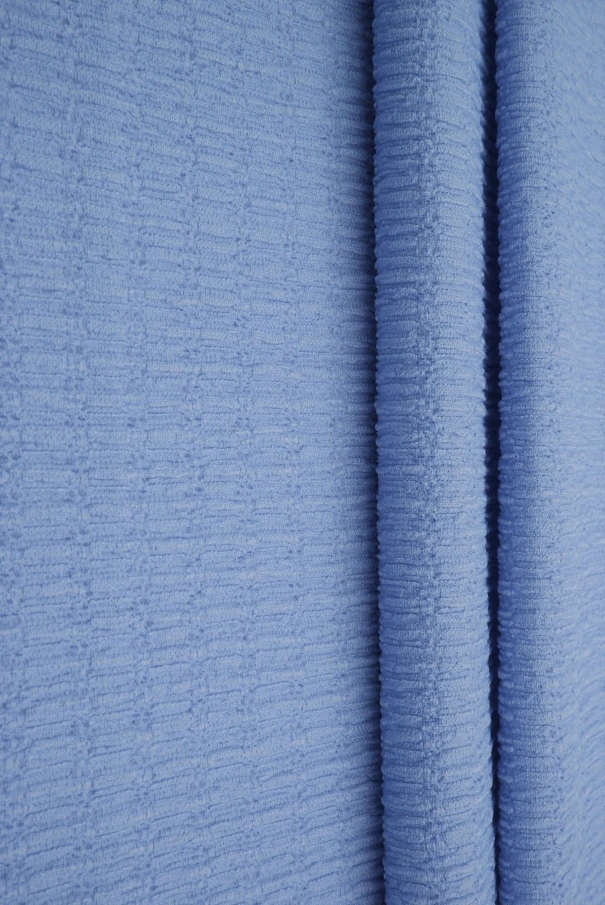 Solid Crinkle Jersey Fabric Stretch Polyester Knit, 58/60" Wide