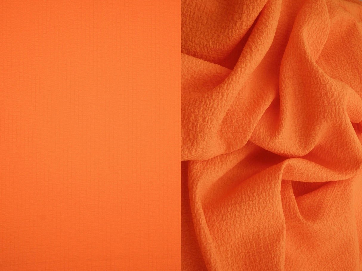 1 Yard Solid Popcorn Woven Fabric, 56/57? Wide Polyester Spandex Blend