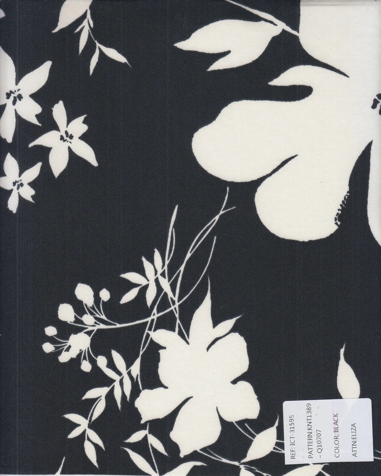 DTY Floral Print Fabric Soft Lightweight & Flowy Stretch Knit, 58/60" Wide