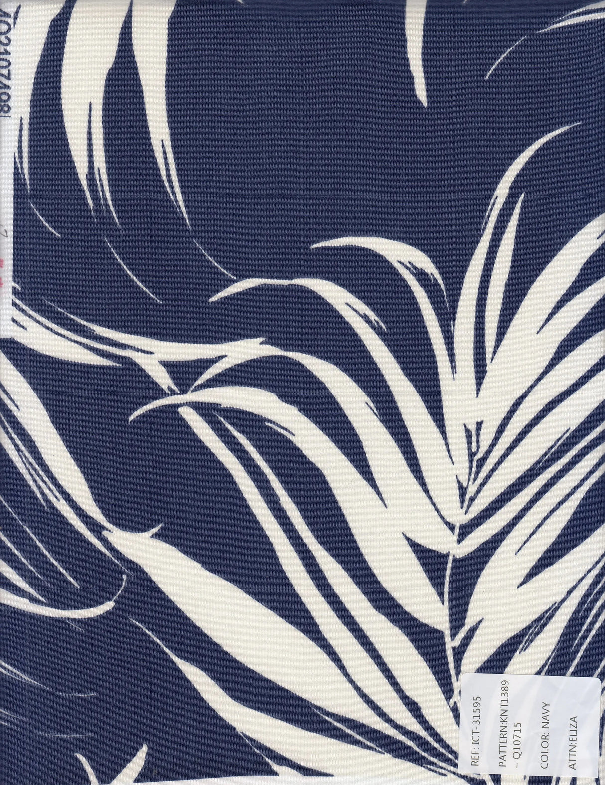 1 Yard Polyester Spandex DTY Brushed Knit Fabric Tropical Print Soft Stretch 58/60" Width