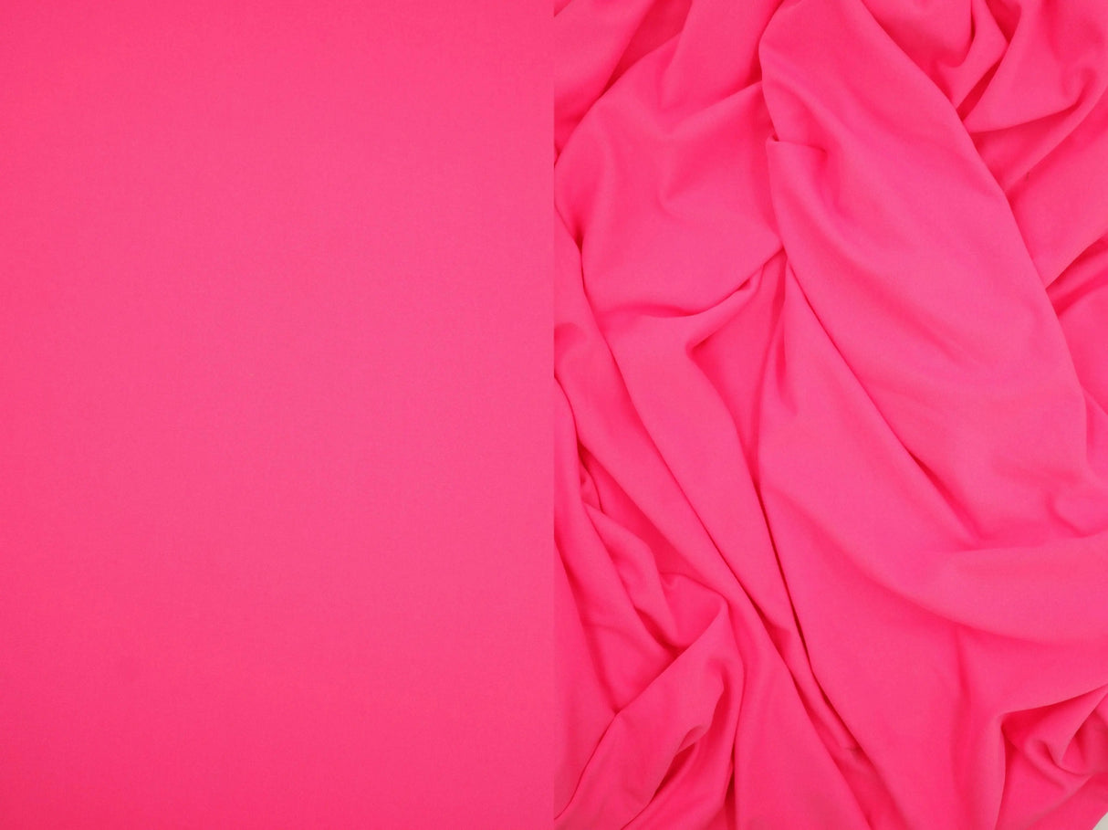 DTY Brushed Solid Knit Fabric by the Yard 58/60'' Width, Poly Spandex Blend