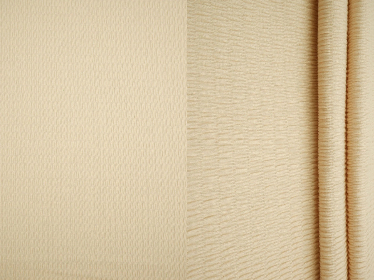 Solid Smocking Popcorn Jersey Fabric 1 Yard Stretch Textured Knit 42/44" Wide