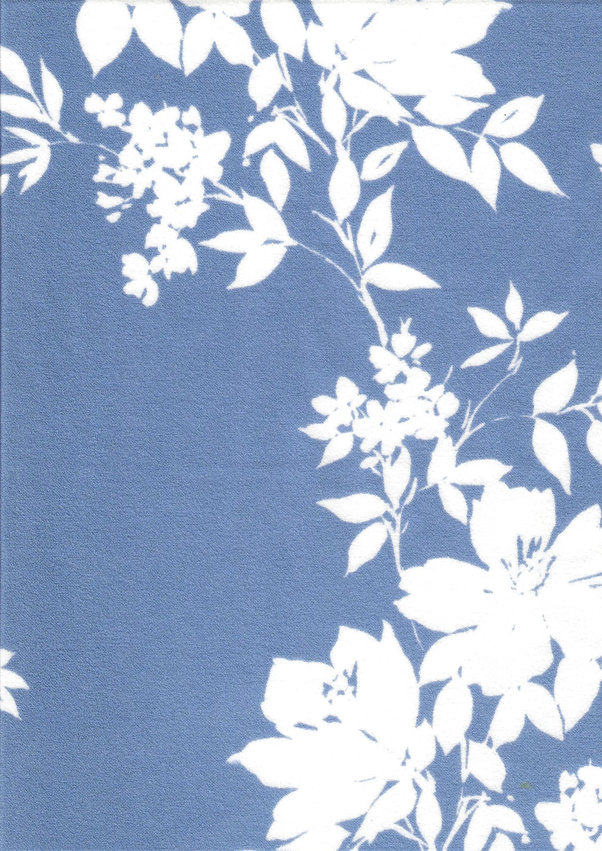 1 Yard Floral Flower Techno Crepe Fabric 220 GSM Polyester Spandex Blend 58/60" Width