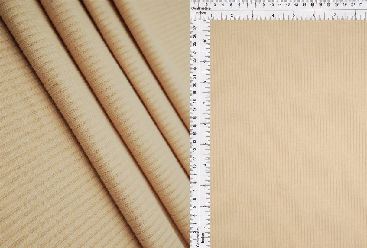 1 Yard 4x2 Rib Knit Solid Fabric 52/54"