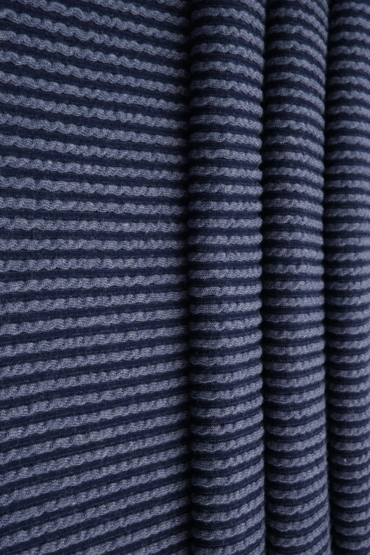 52" Knit Jacquard Rib Fabric 80% Polyester 15% Rayon 5% Spandex 230 GSM by Yard