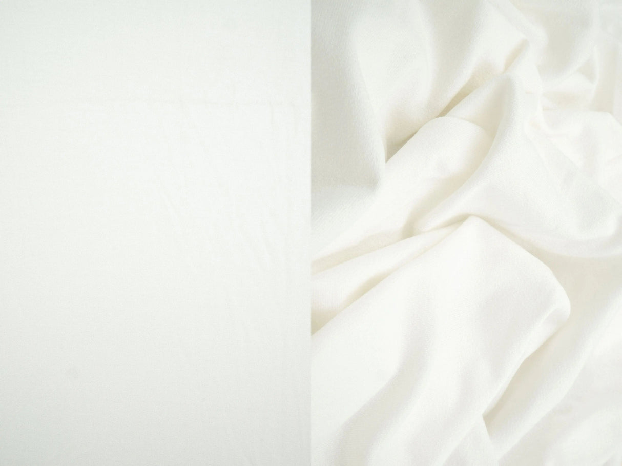 Solid Rayon Spandex Viscose Knit Crepe Fabric 1 Yard Stretch Soft 58/60" Wide