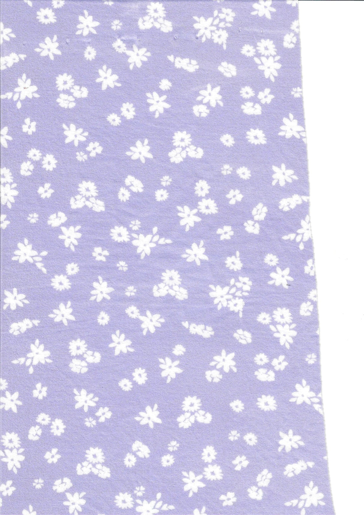 DTY Brushed Ditsy Floral Print Fabric 1 Yard Soft Stretch Lightweight 58/60" Wide