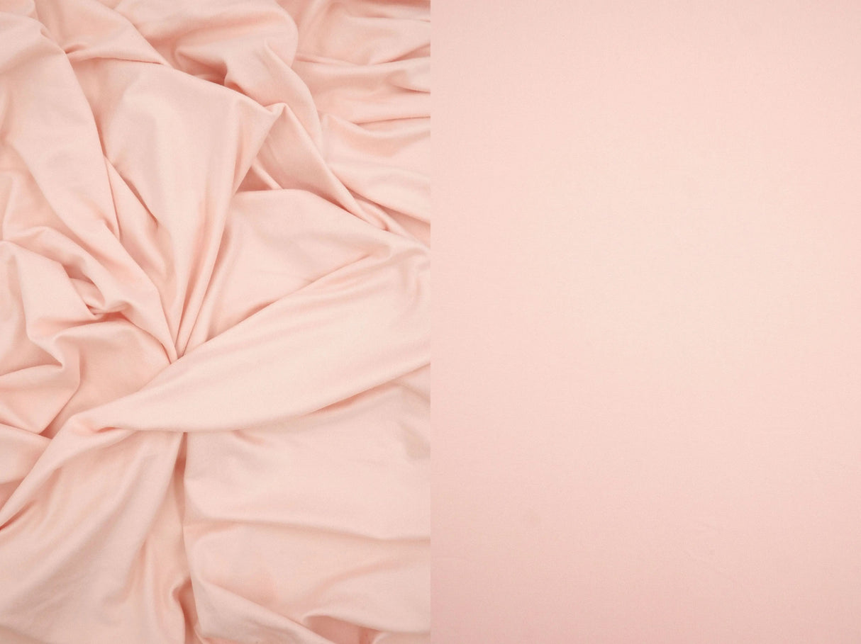 Soft DTY Brushed Solid Knit Fabric 1 Yard, Poly Spandex Blend, 58/60'' Wide