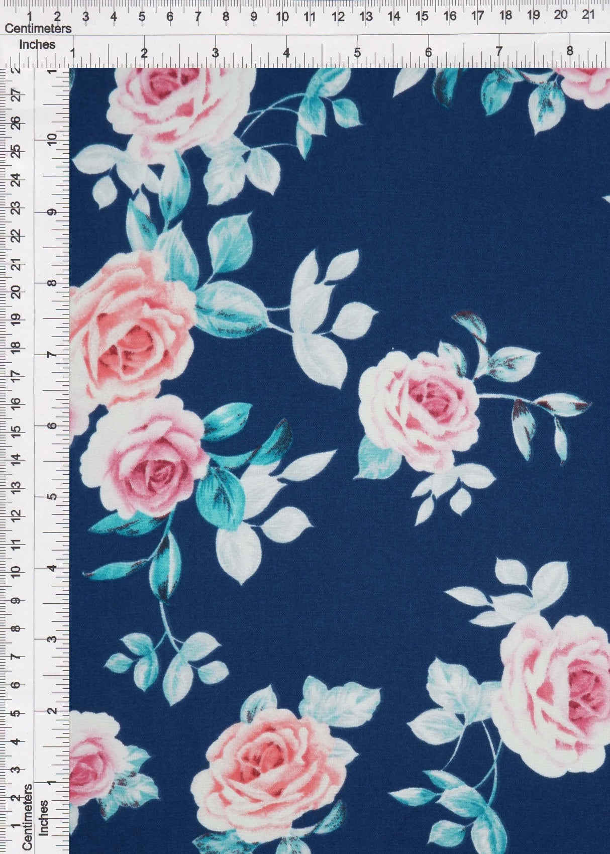 1 Yard Cey Flower Print Fabric, 58/59'' Wide 100% Polyester