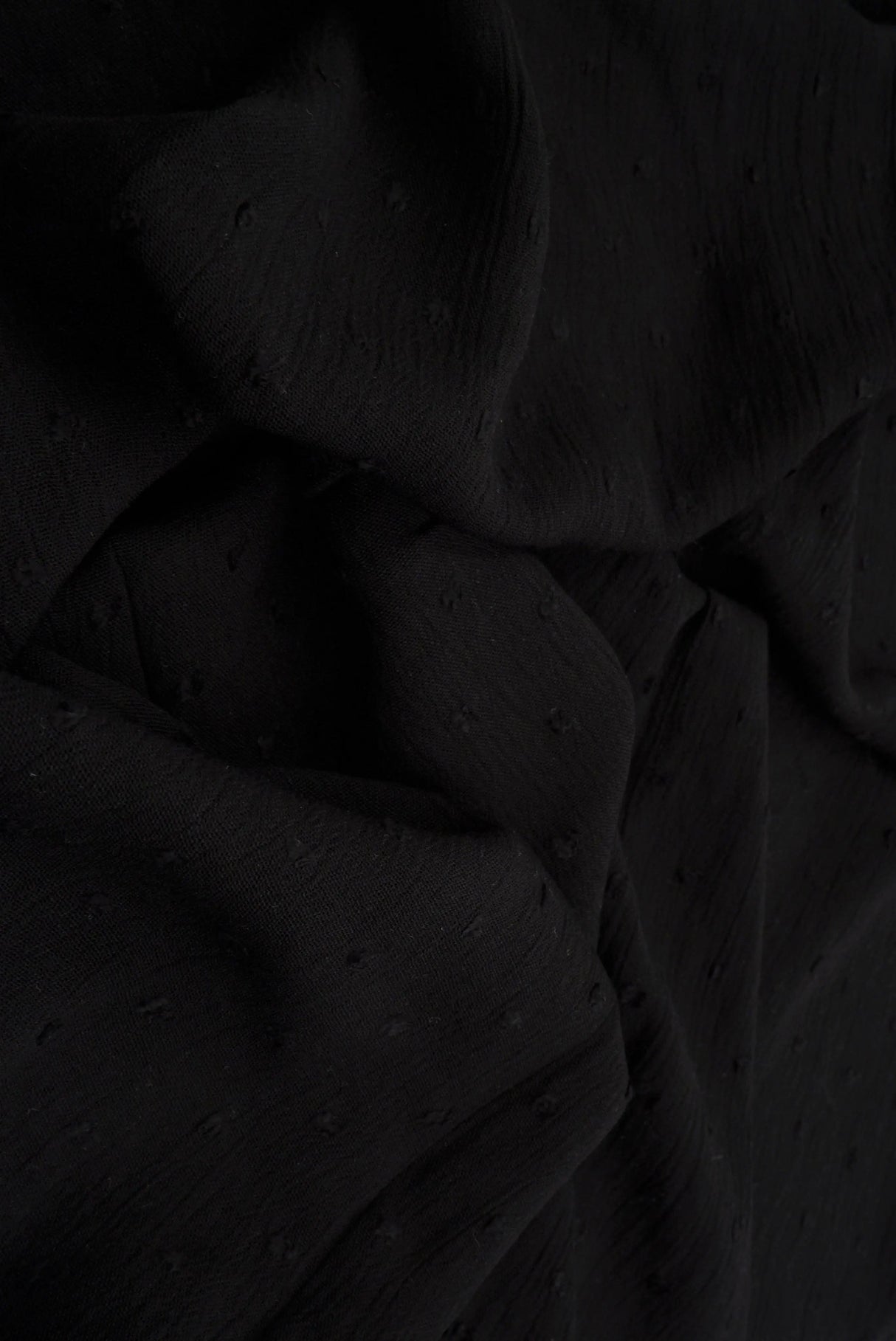 Swiss Dot Rayon Crepon Fabric Solid Color, 100% Rayon 52/53" Wide