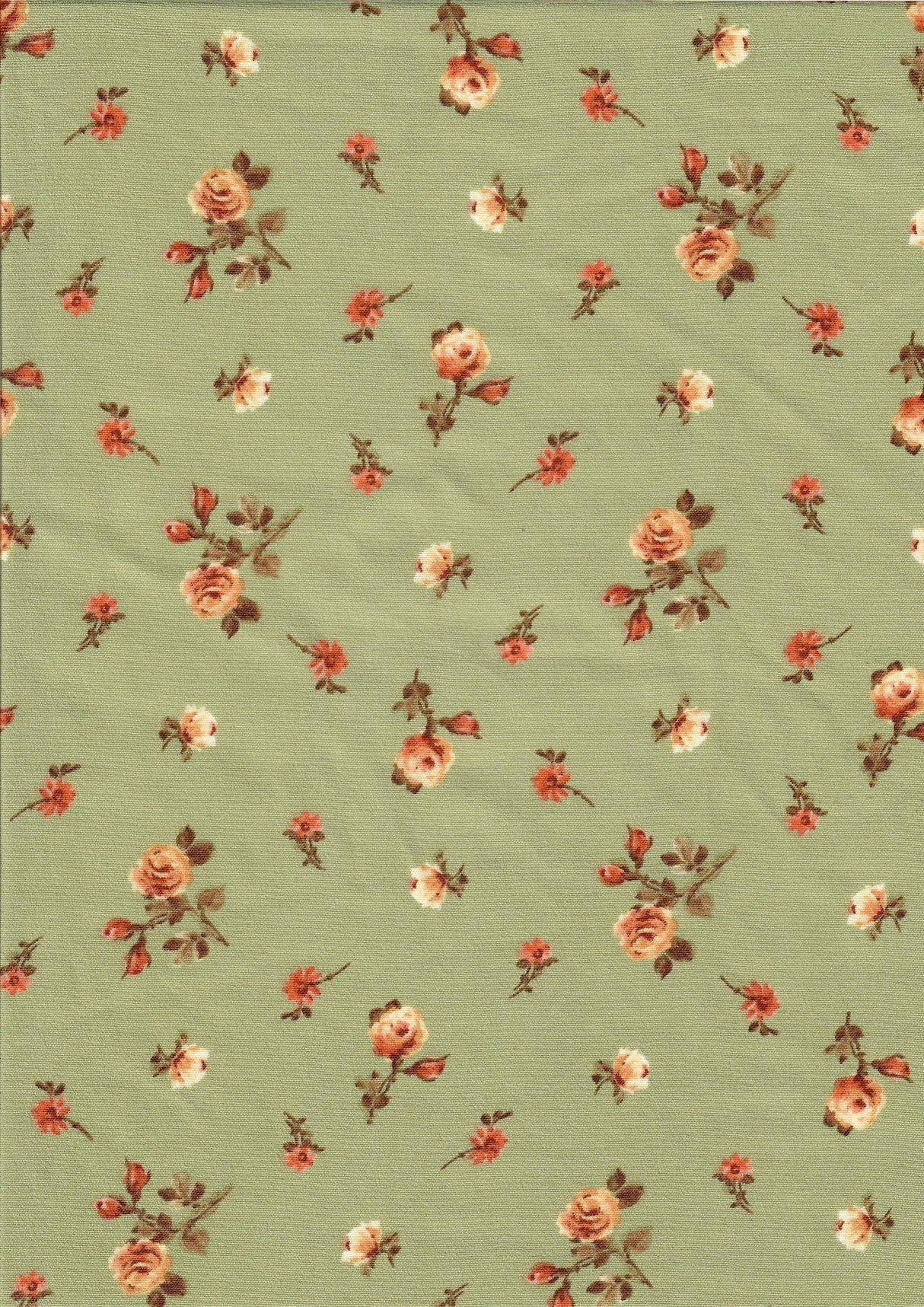 1 Yard Ditsy Floral Flower CEY Print Woven Fabric Lightweight 58/59 Inches Wide