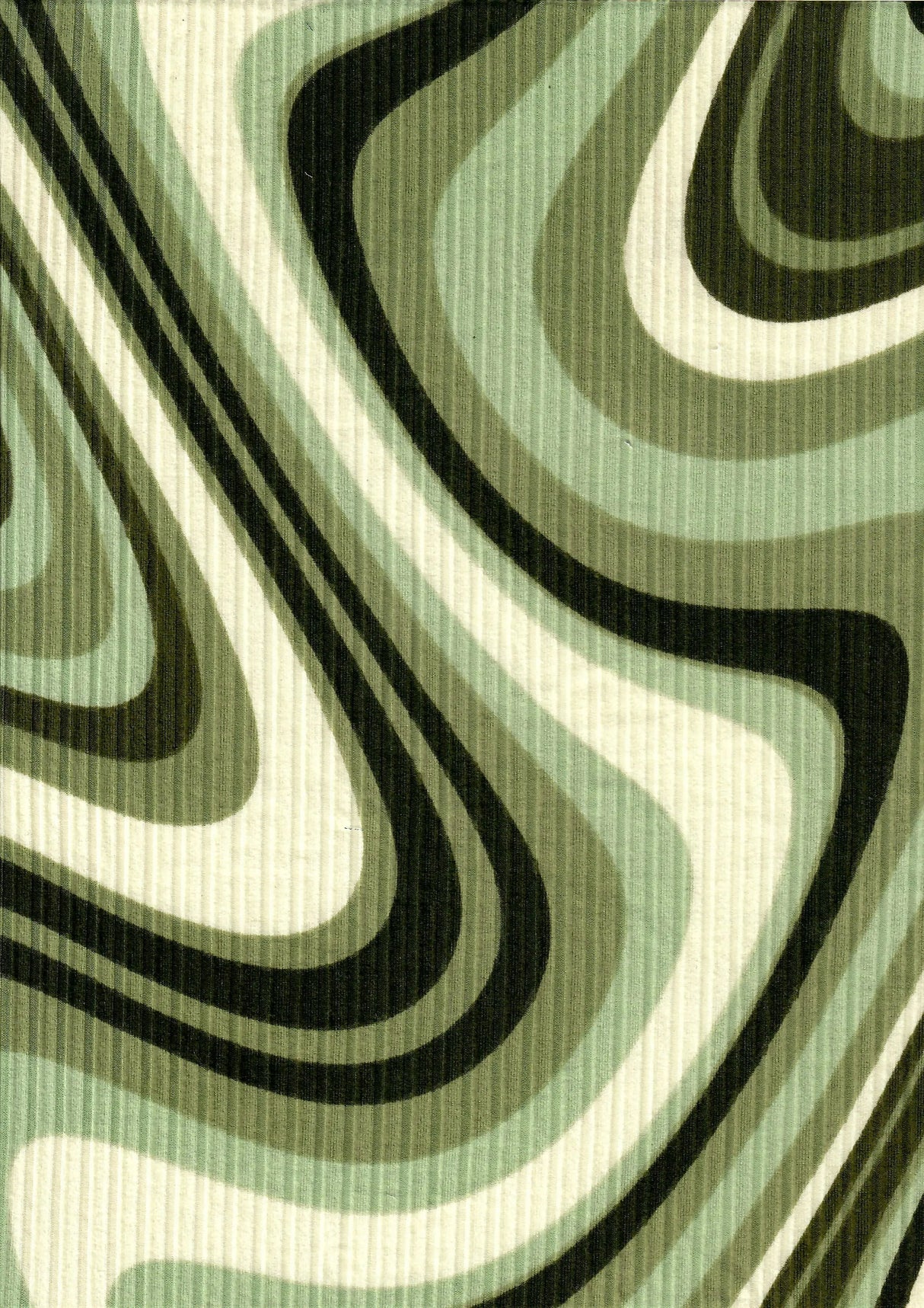 1 Yard Abstract Tie Dye 8x3 Yummy Rib Knit Fabric Soft Stretch 58/60 Inches Wide