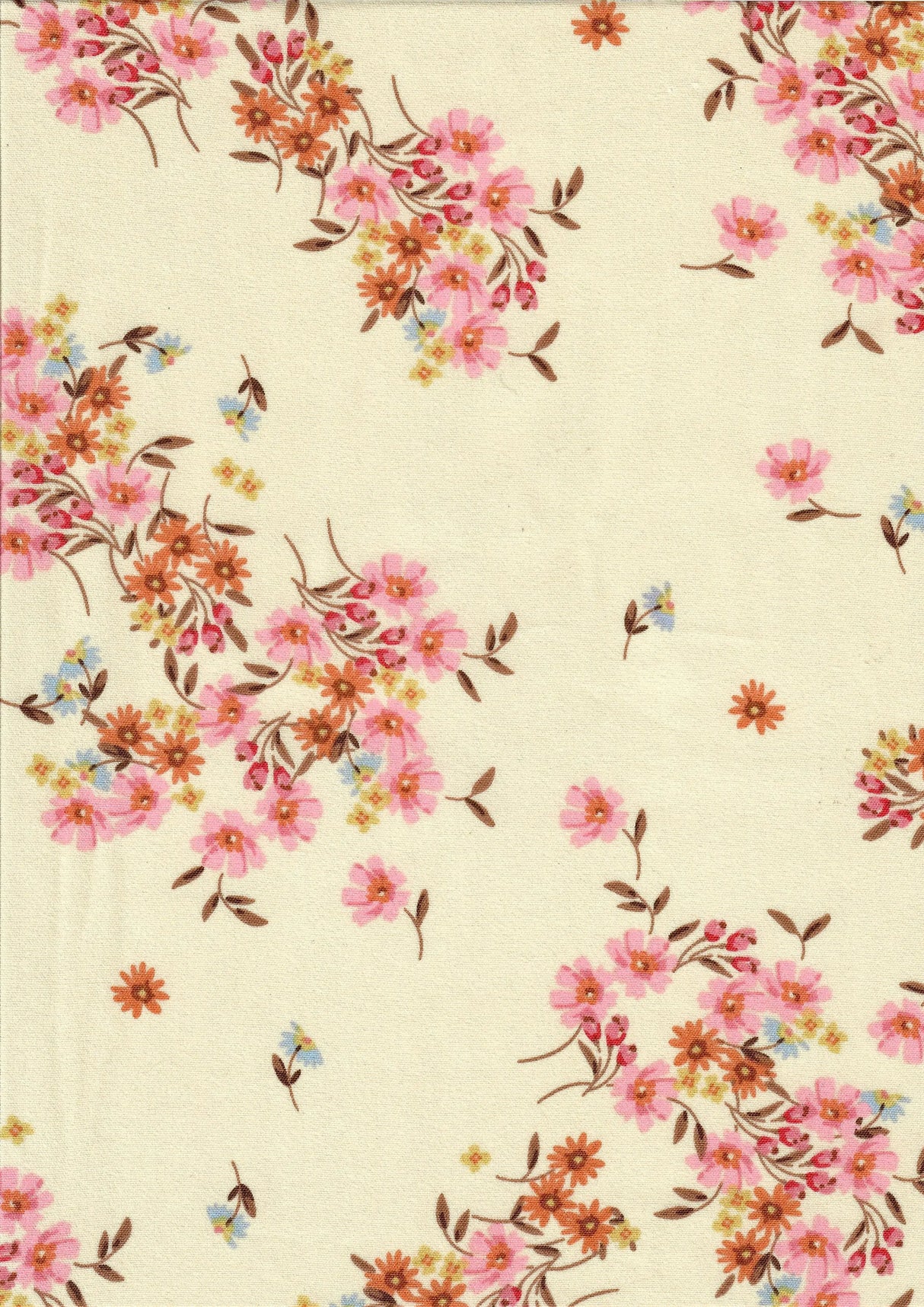 100% Polyester Cey Floral Fabric, Woven Durable 58/59" Wide