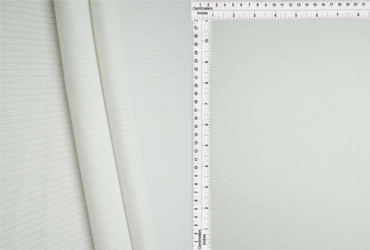 1 Yard Heavy Yummy Rib Knit Fabric 280 GSM, 48/50'' Wide Polyester Rayon Spandex Blend