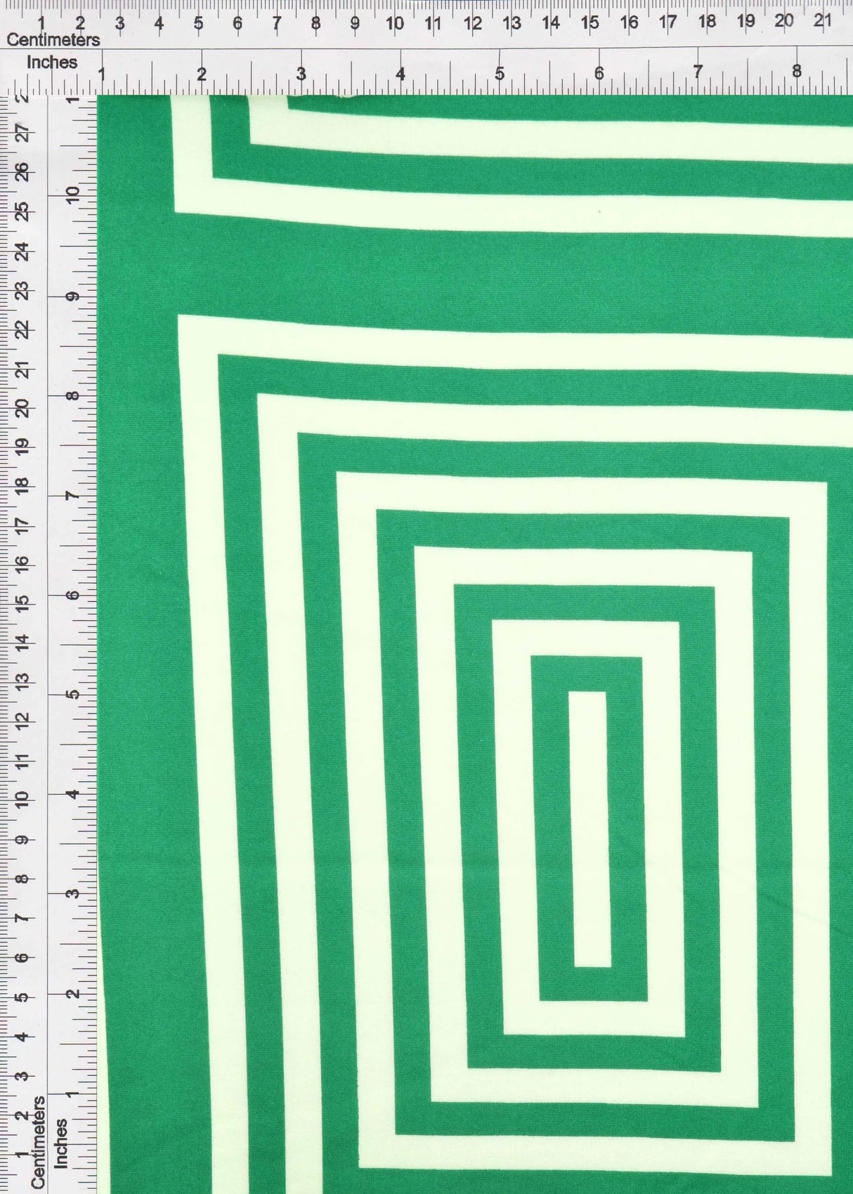 Retro Geometric Print Brushed DTY Knit Fabric 58/60" Wide