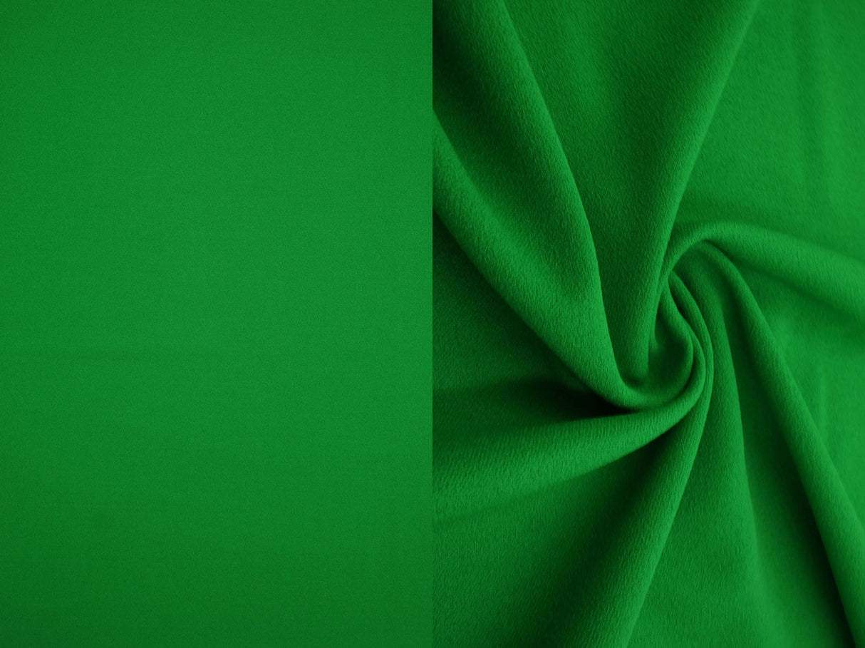 1 Yard Solid Techno Crepe Fabric, Heavy Stretch 58/60" Wide for Apparel