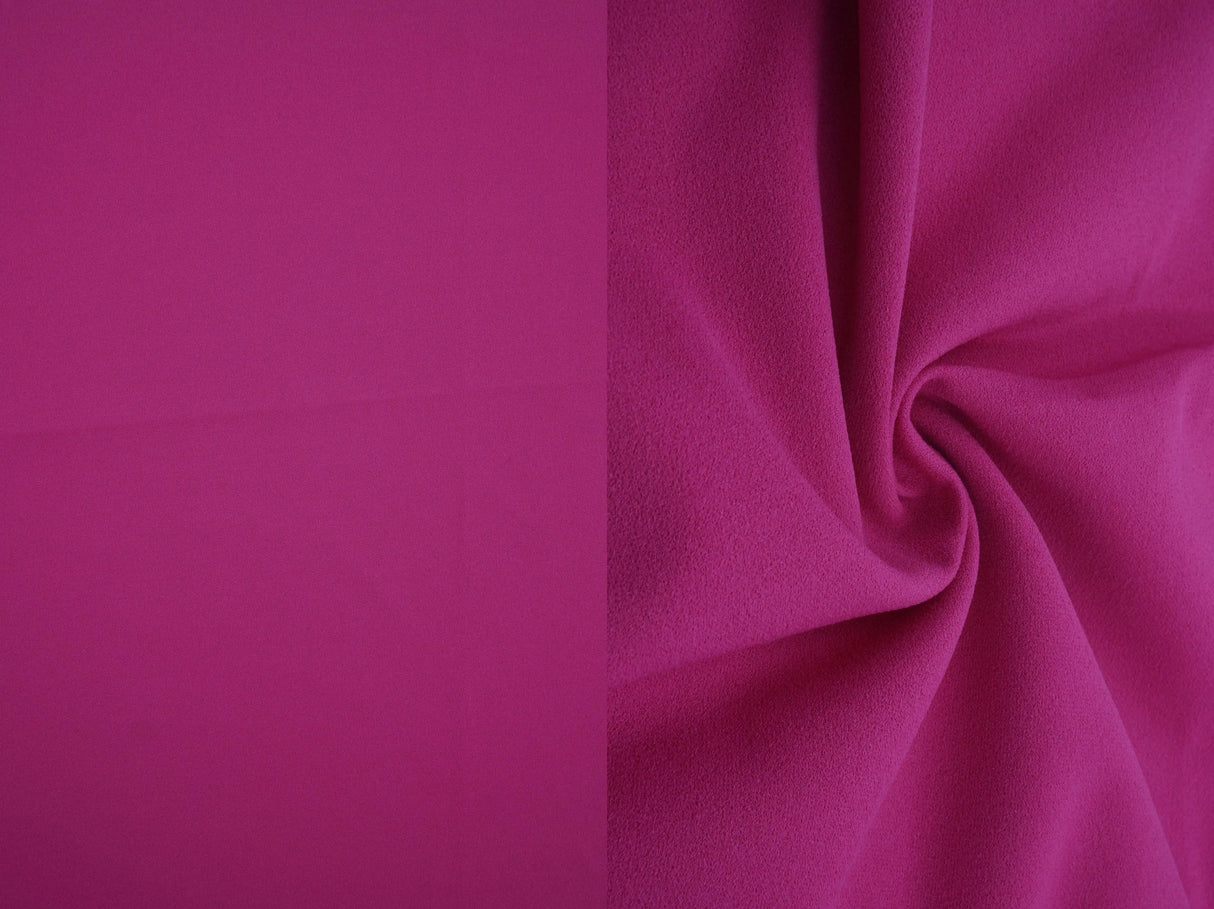 1 Yard Solid Techno Crepe Fabric, Heavy Stretch 58/60" Wide for Apparel