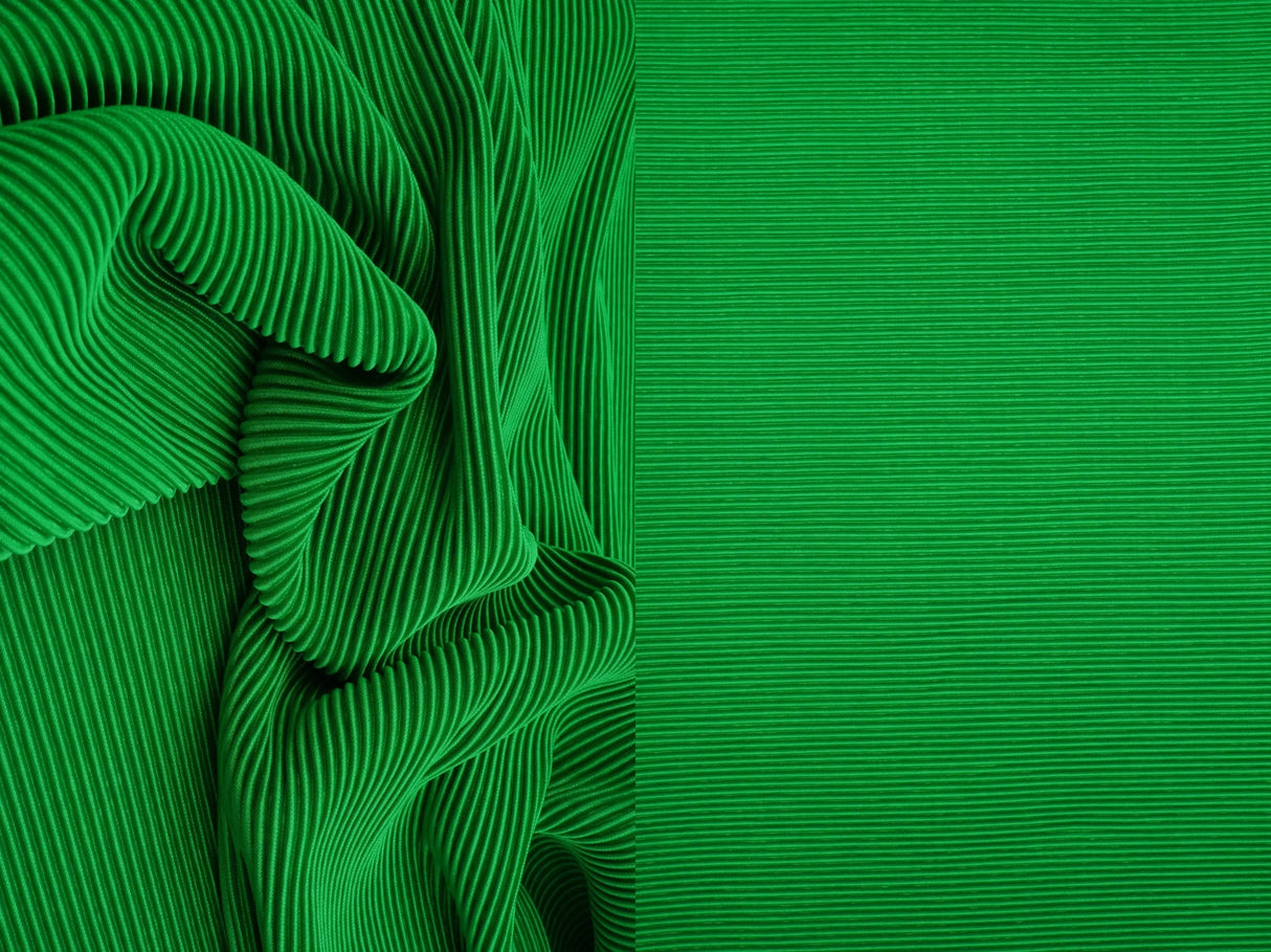 Bodre Interlock Pleated Plisse Fabric 1 Yard Lightweight Textured Drape 58/60" Wide