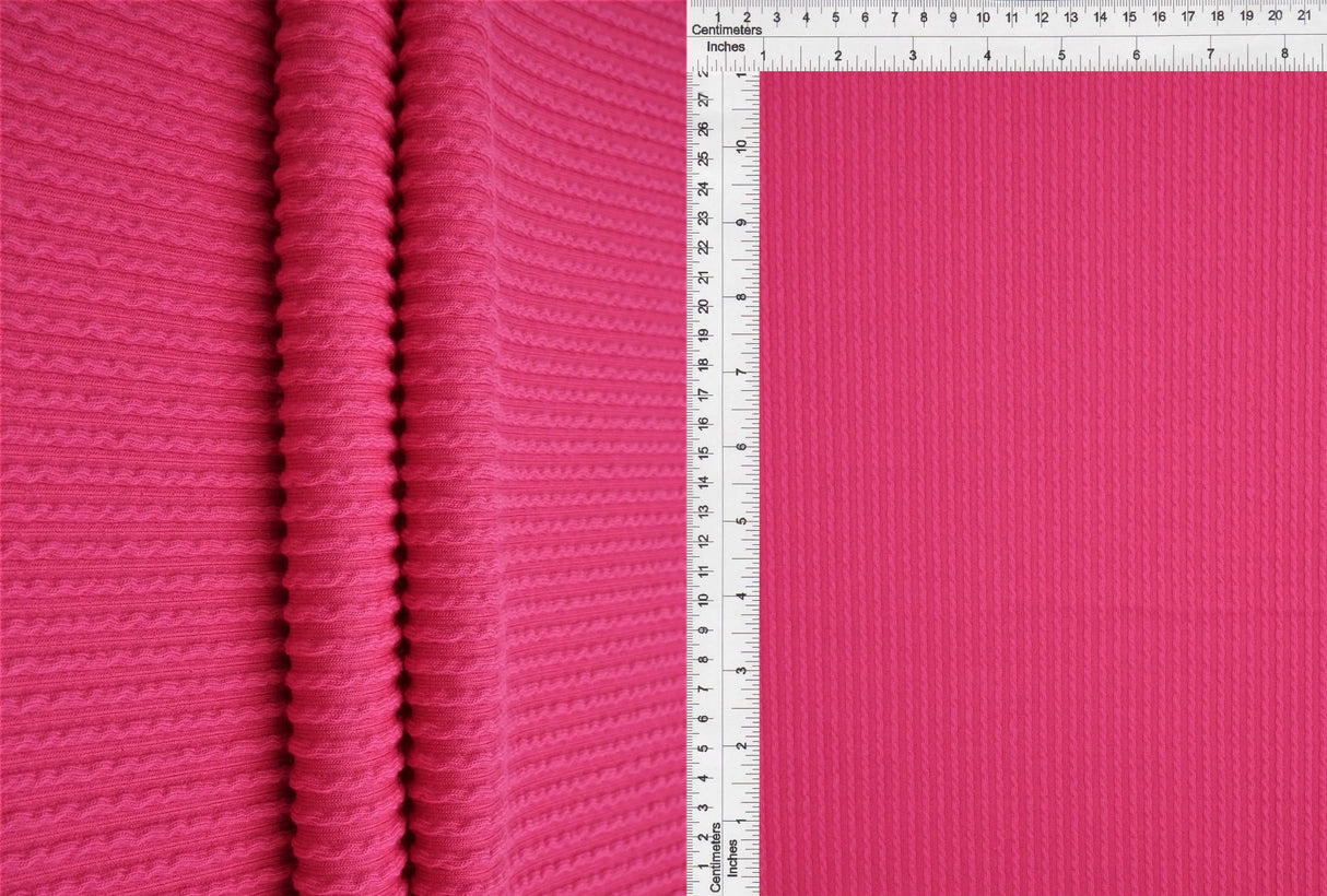56/57" Double Knit Cozy Fabric 77% Polyester 18% Rayon 5% Spandex 240 GSM by Yard