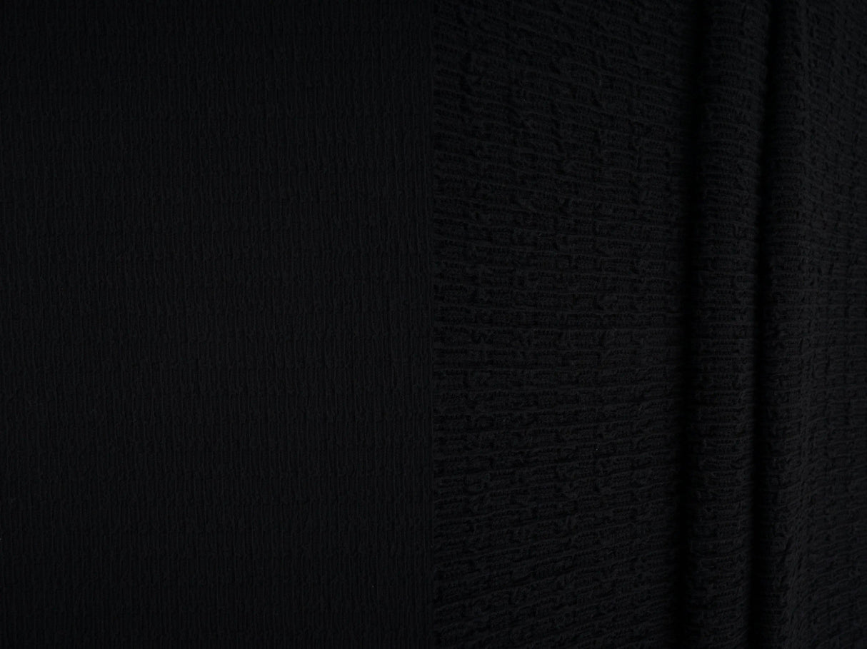 Bubble Jersey Crepe Fabric 95% Polyester 5% Spandex, Heavyweight Stretch 59" Wide