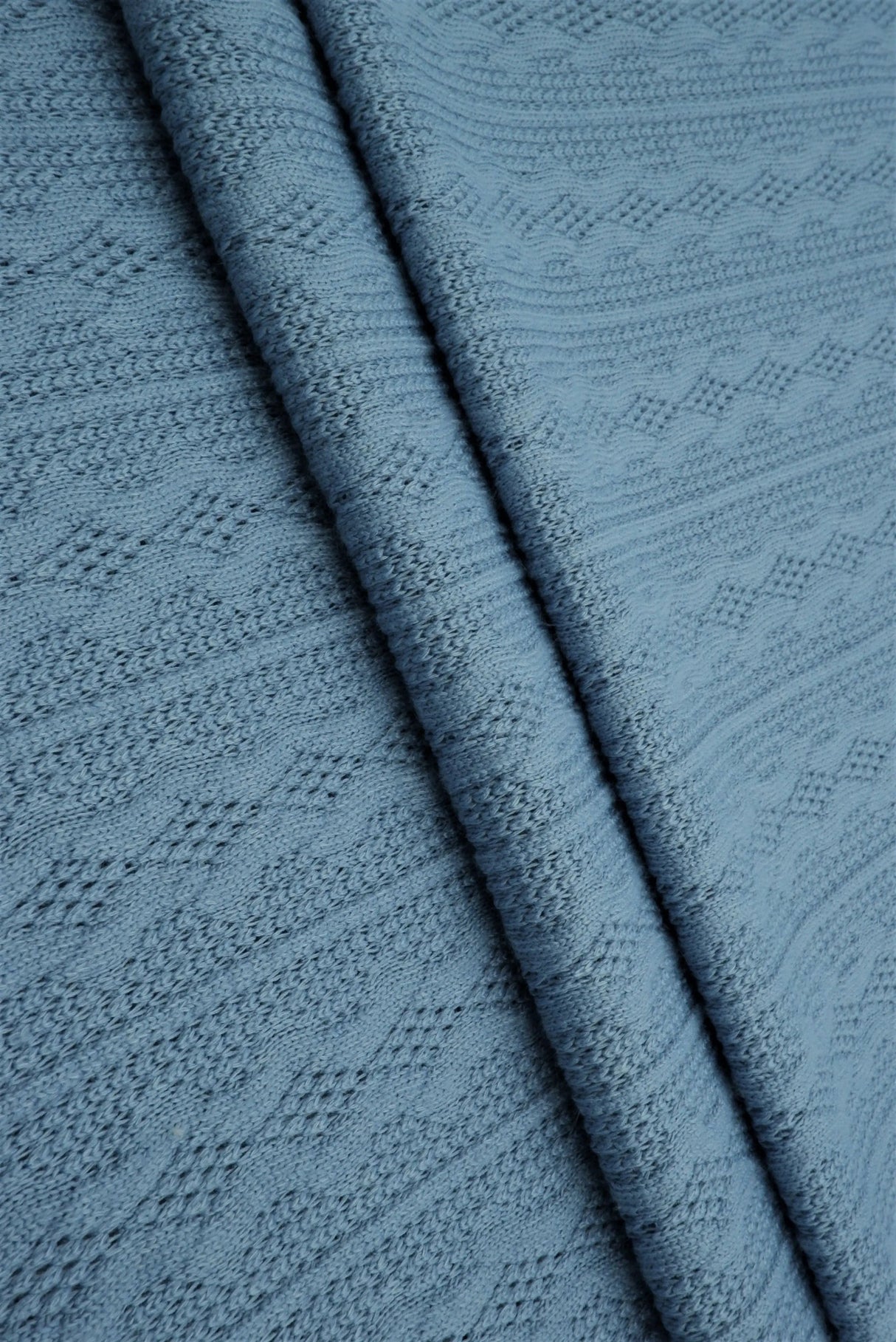 Cable Knit Jacquard Sweater Fabric, Heavyweight Stretch Knit 58/60" Wide