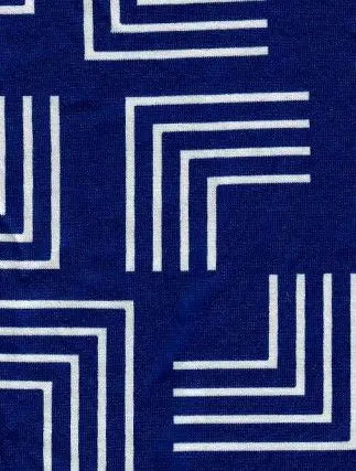 DTY Geometric Print Knit Fabric Soft Stretch Polyester Spandex, 58/60” Wide for Apparel & DIY