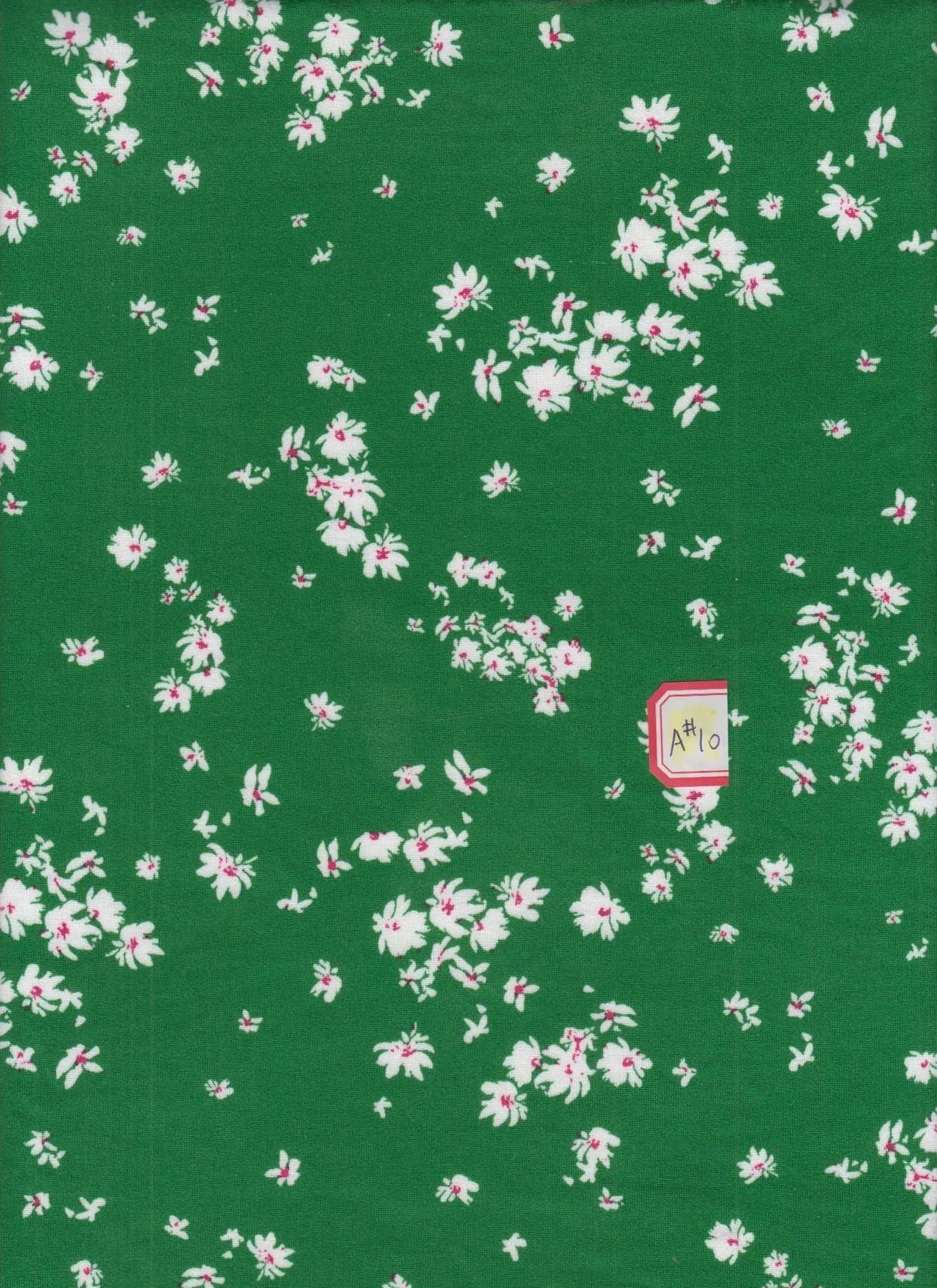 1 Yard Brushed DTY Floral Knit Fabric 170 GSM, 58/60'' Wide Polyester Spandex Blend