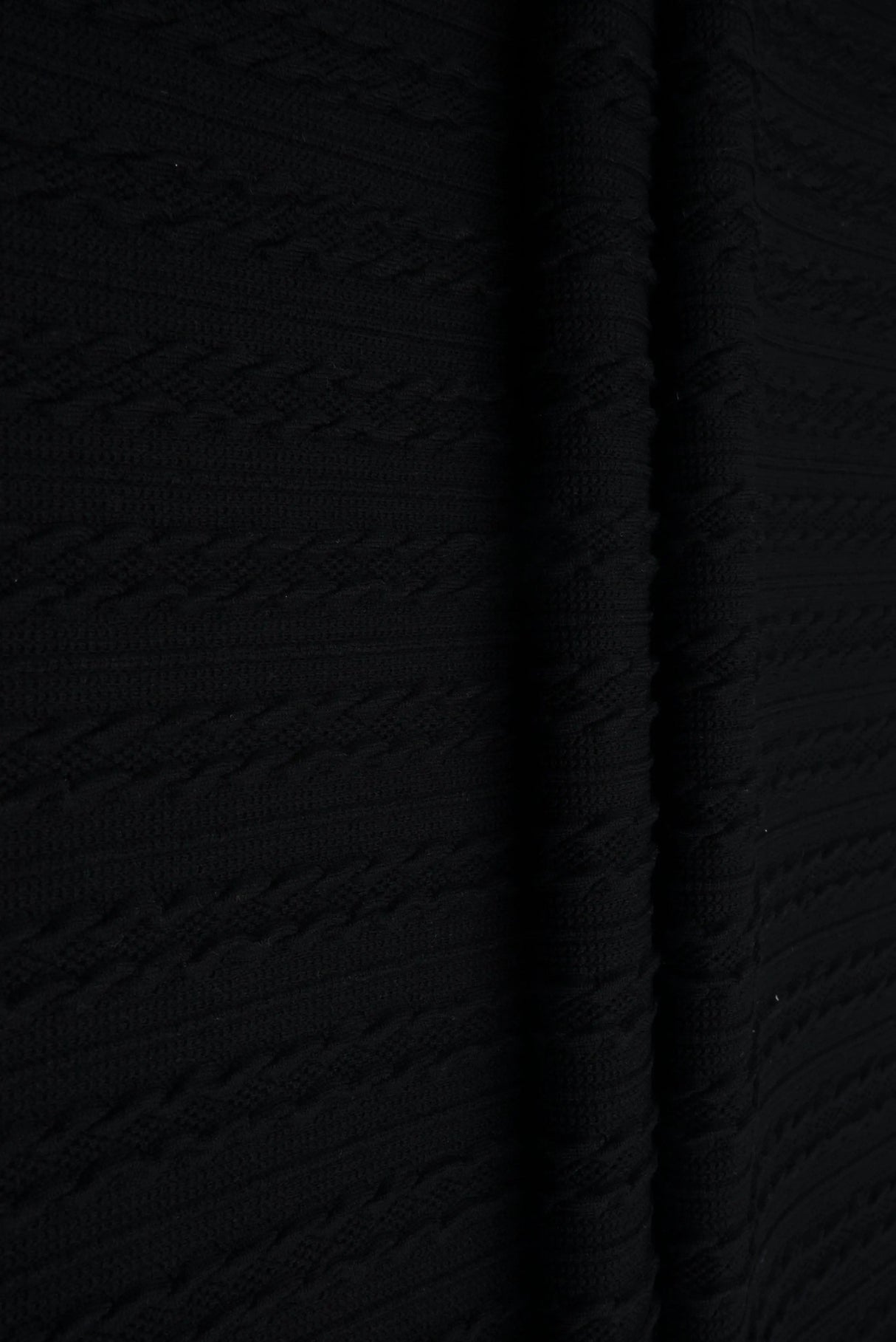 1 Yard Braid Jacquard Knit Fabric 220 GSM, 58/59'' Wide Polyester Spandex Blend