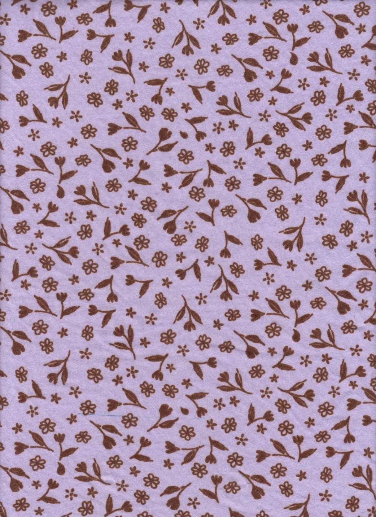 1 Yard DTY Brushed Ditsy Print Knit Fabric, 58/60'' Wide Polyester Spandex Blend