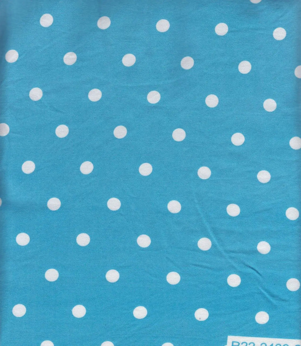 1 Yard DTY Brushed Polka Dots Print Fabric 170 GSM Polyester Spandex Blend 58/60" Width