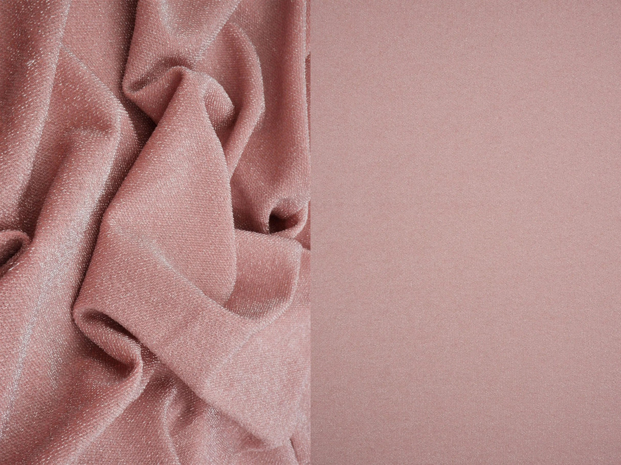 1 Yard Jersey Knit Fabric with Lurex, Soft Stretch Sparkly Finish 58/60" Wide