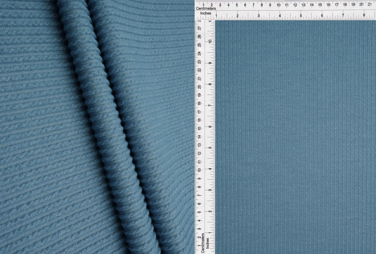 56/57" Double Knit Cozy Fabric 77% Polyester 18% Rayon 5% Spandex 240 GSM by Yard