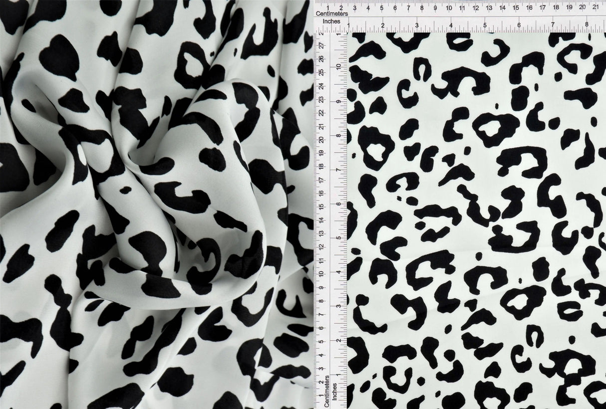 100% Polyester Satin Animal Print Lightweight Fabric 58/60" Wide