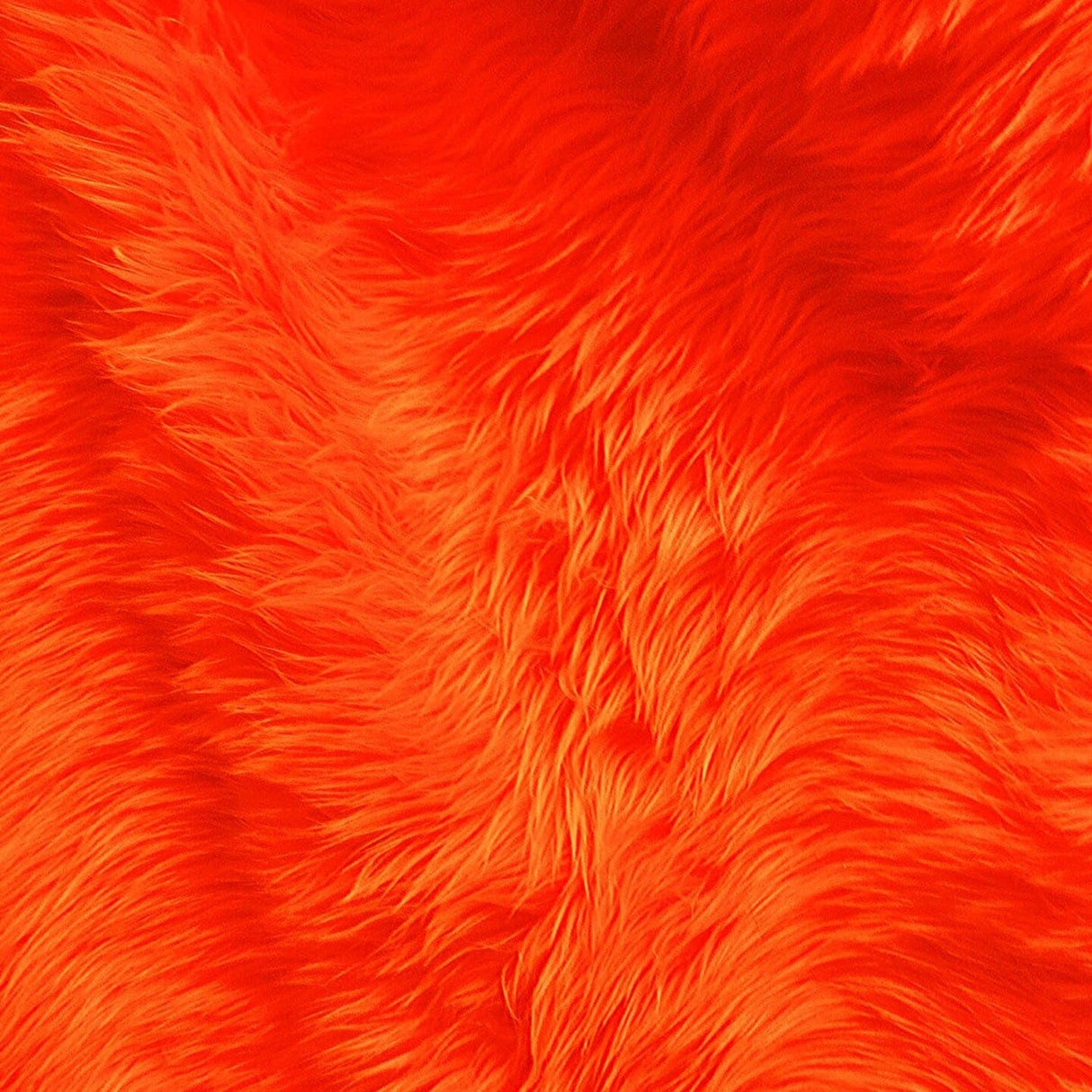 1 Yard Shaggy Faux Fur Fabric – 100% Polyester, 60" Wide Long Pile Plush Fur