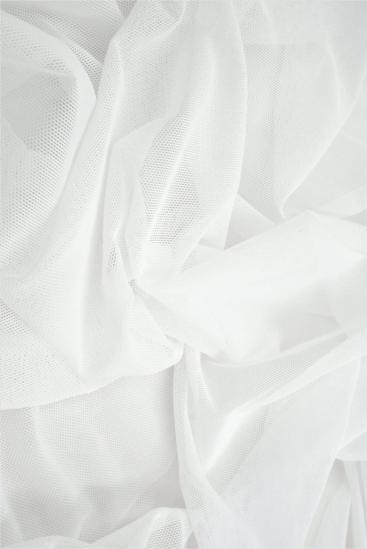 1 Yard of Solid Polyester Spandex Mesh Fabric Poly Span, 58/60'' Width