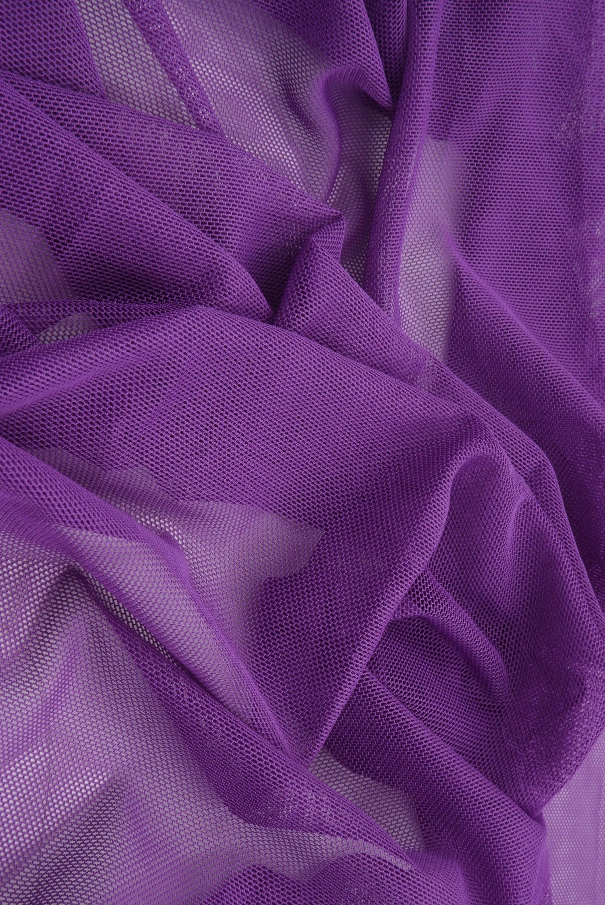 1 Yard of Solid Polyester Spandex Mesh Fabric Poly Span, 58/60'' Width