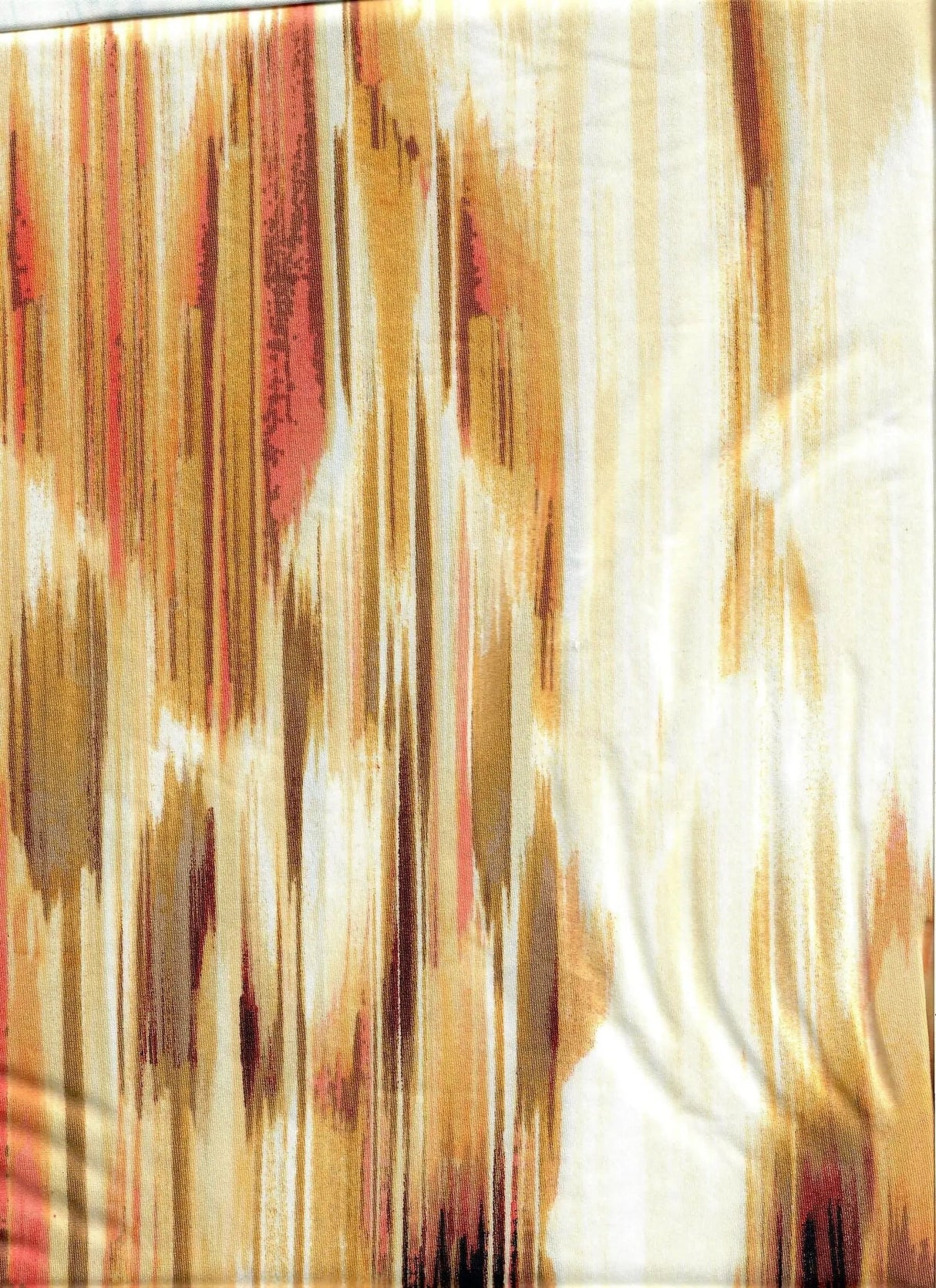 1 Yard DTY Abstract Print Fabric 58/60 Inch Wide Stretch Polyester Blend