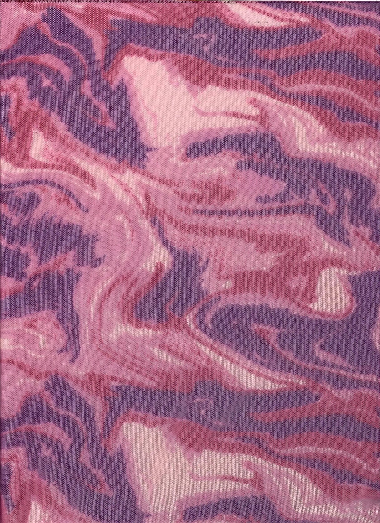 Marble Abstract Digital Mesh Fabric Lightweight Stretch Sheer, 54” Wide for Apparel & Crafts
