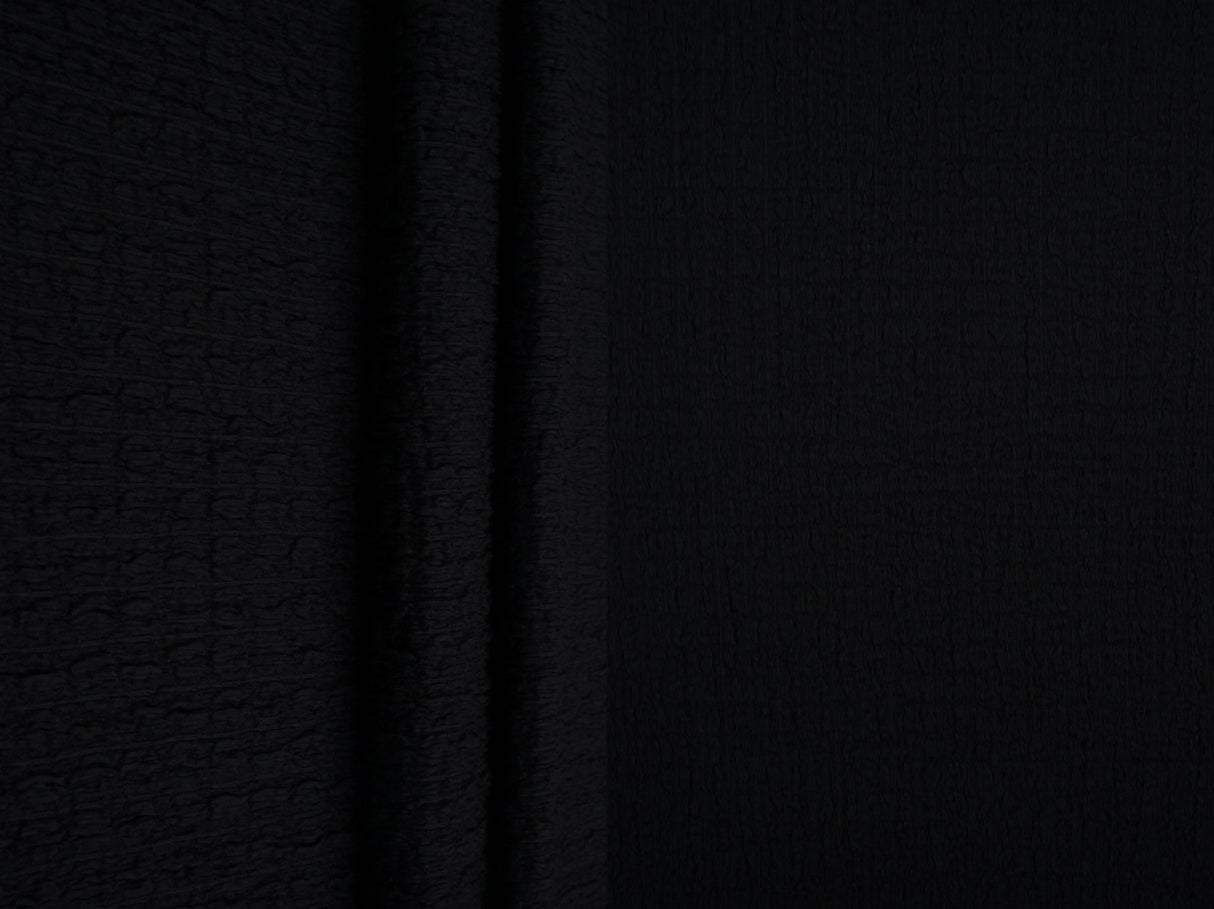 Waffle Crepe Woven Fabric, Stretch Textured Home Decor Material 58/59" Wide