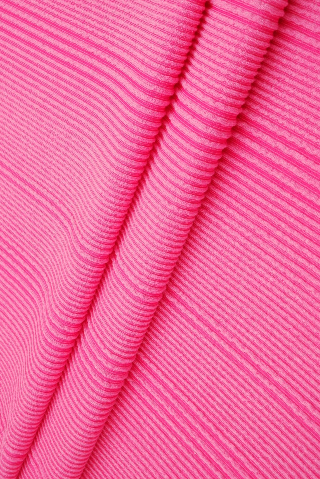 1 Yard Variegated Jacquard Rib Fabric 52/54 Inch Wide Polyester Rayon Spandex Blend