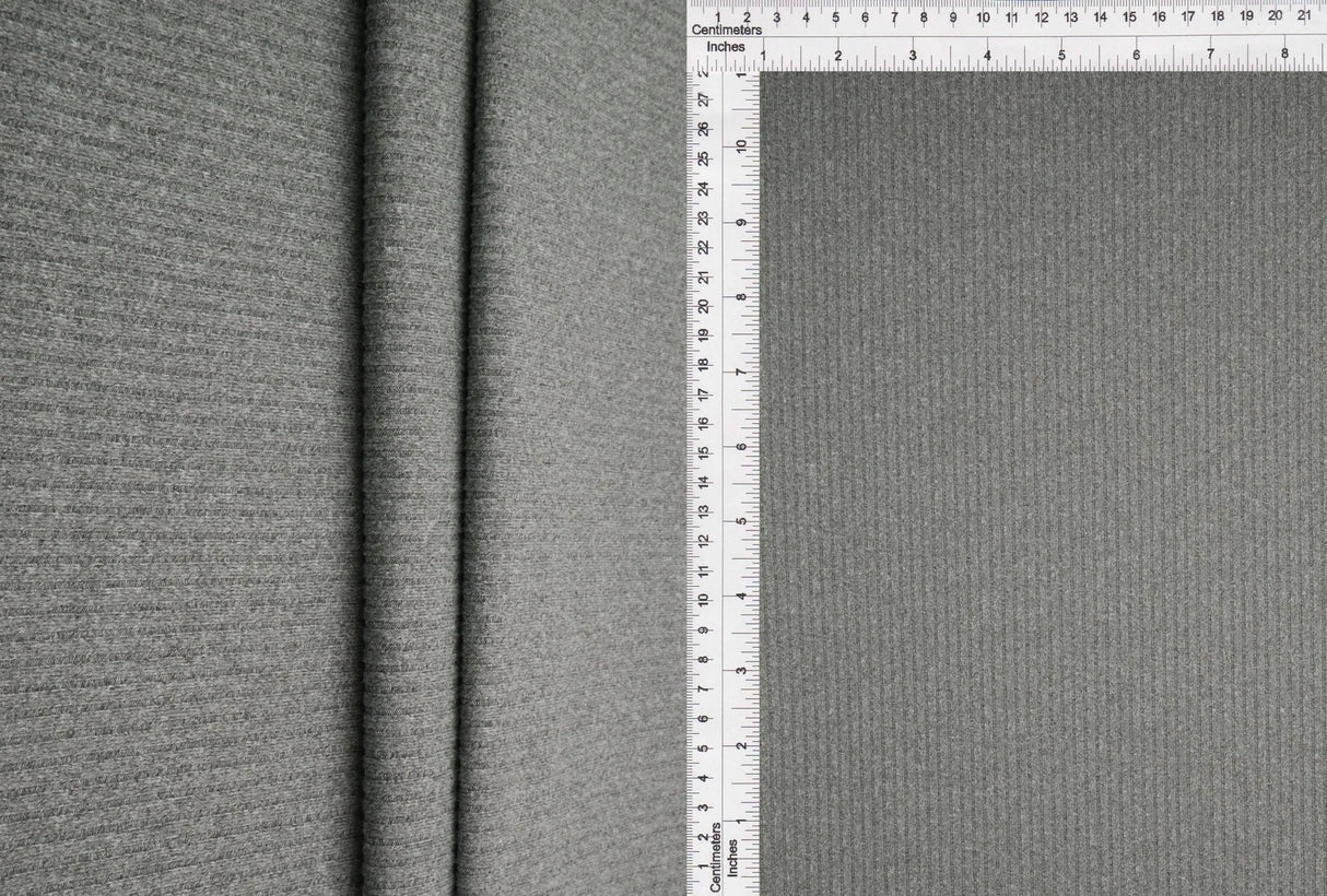 1 Yard 4x2 Yummy Rib Solid Knit Fabric, 58/60'' Wide Polyester Spandex Blend