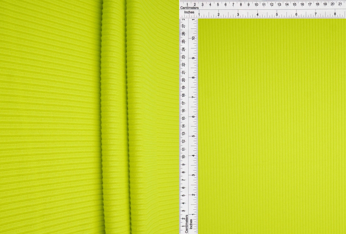 1 Yard 4x2 Yummy Rib Solid Knit Fabric, 58/60'' Wide Polyester Spandex Blend