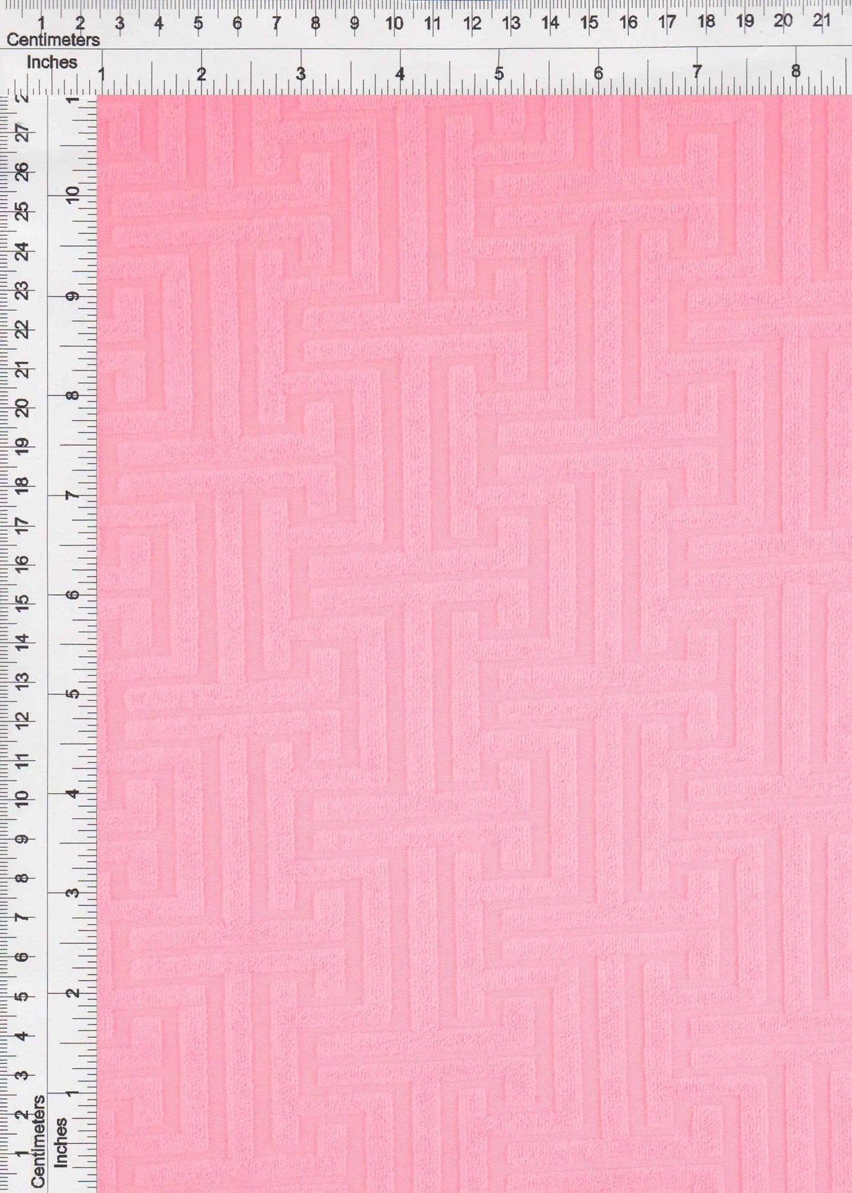 1 Yard Geo Towel Jacquard Knit Fabric, 58/59'' Wide Polyester Spandex Blend